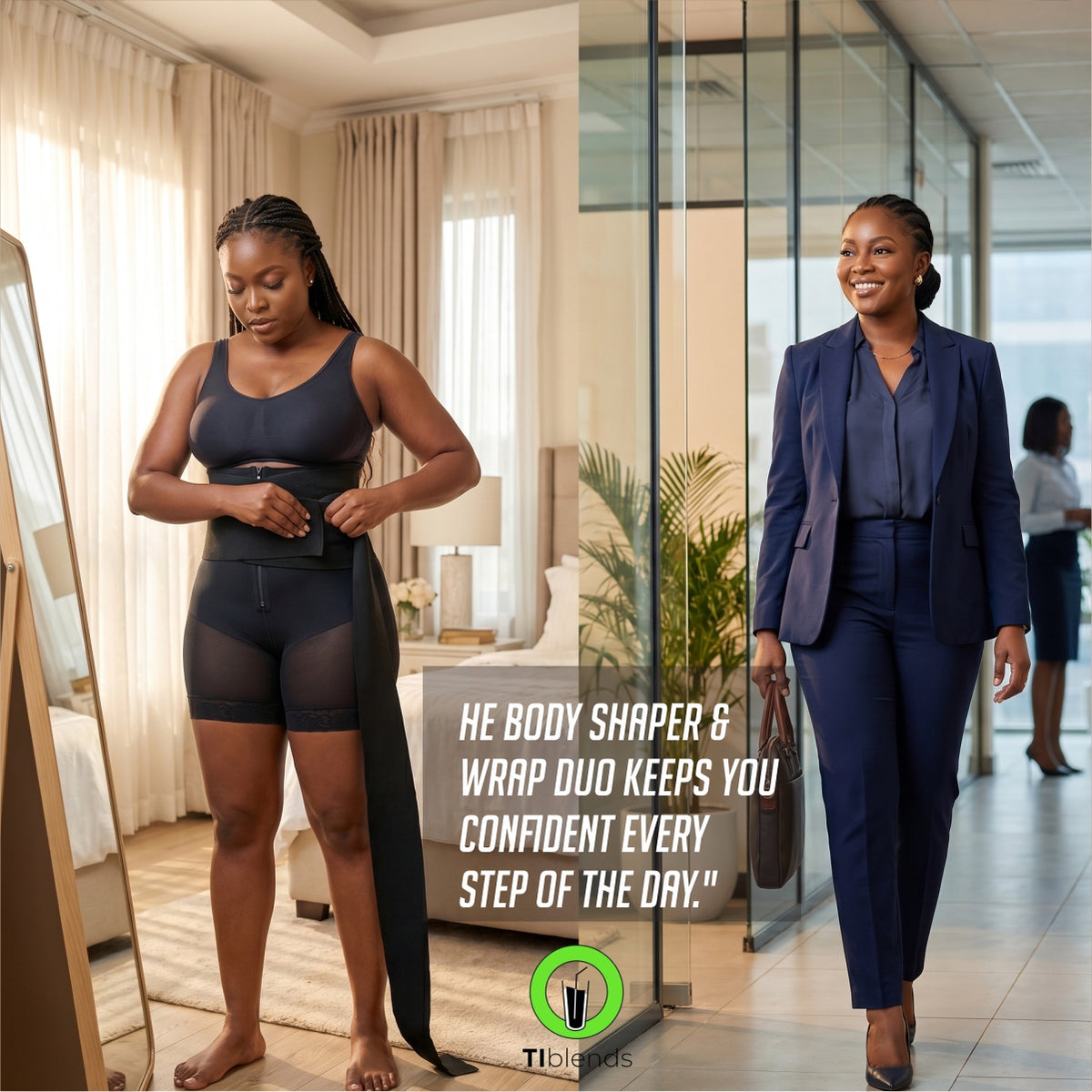 BODY SHAPER AND WRAP DUO